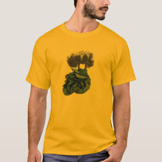 Förorening är spenat (tända färger), t-shirt