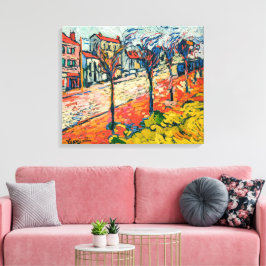 Förortlandsbygd | Maurice de Vlaminck | Canvastryck