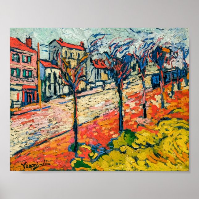 Förortlandsbygd | Maurice de Vlaminck | Poster (Framsidan)