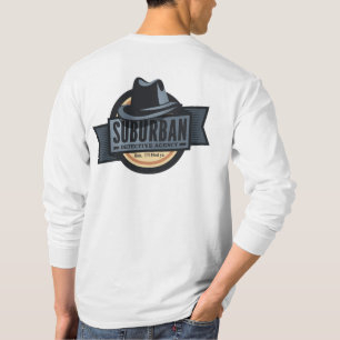 Förorts- detektiv- byrålångärmadT-tröja T-shirt