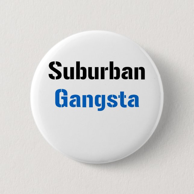 Förorts- Gangsta Knapp (Framsida)