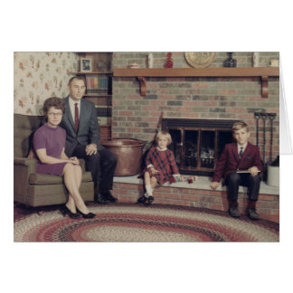 Förorts- gotiskt hälsningskort