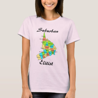 Förortsbor Elitist - Fairfield County Långärmad T Shirt