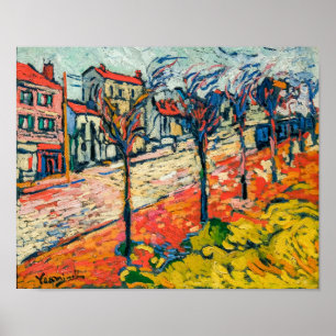 Förortslandskap   Maurice de Vlaminck   Poster