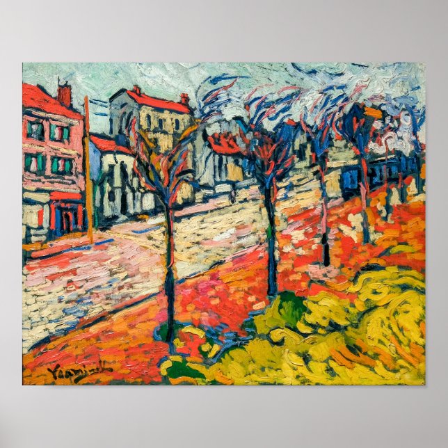 Förortslandskap | Maurice de Vlaminck | Poster (Framsidan)