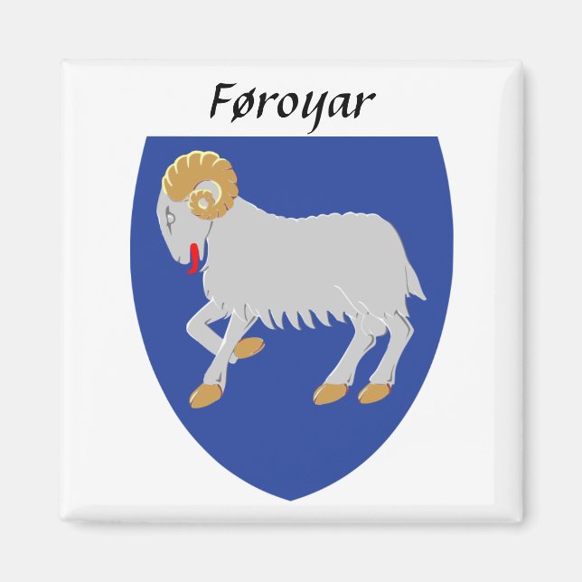 Føroyar - Färöarna Jackat av Arm Magnet (Framsidan)