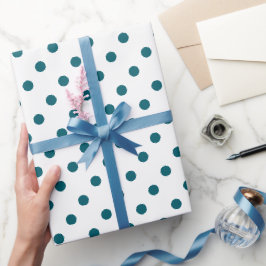 Förpacka Dina Gåvor i Djup Teal Elegans Presentpapper