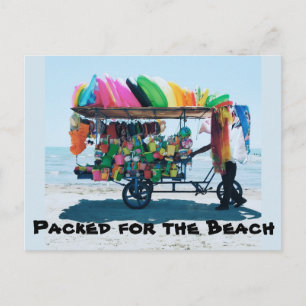 Förpackad för Beach Post Card Vykort