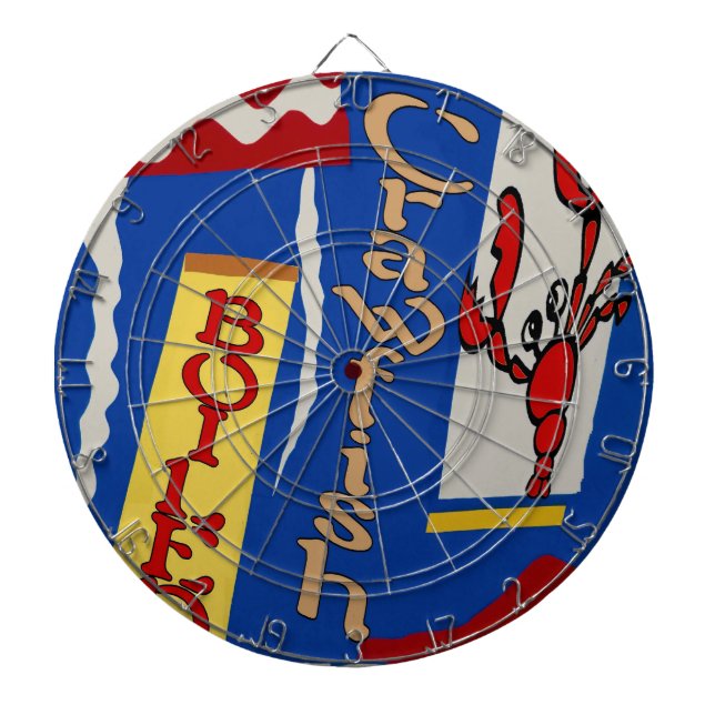 Förpackad Kräftor Abstrakt design Piltavla (Framsidan)