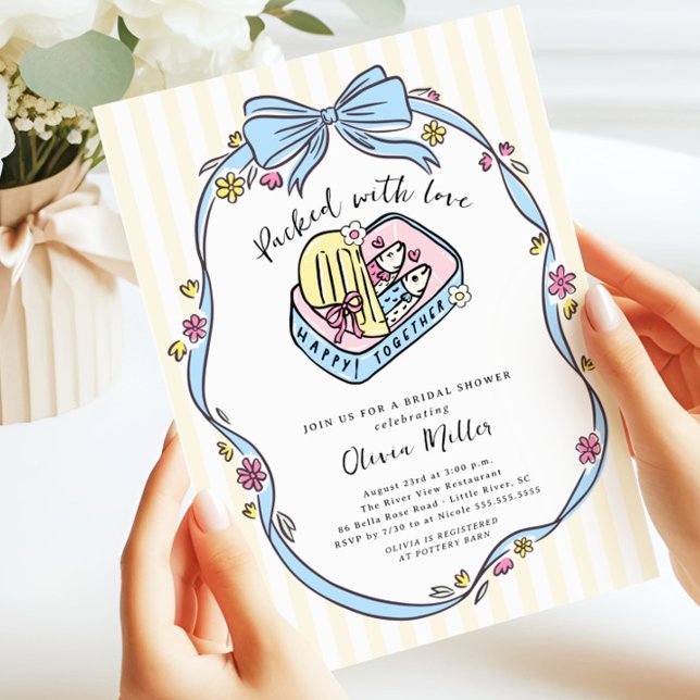 Förpackad med Kärlek Möhippa Inbjudningar (Skapare uppladdad)