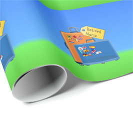 Förpackad sjuksköterska och Redo att gå Presentpapper