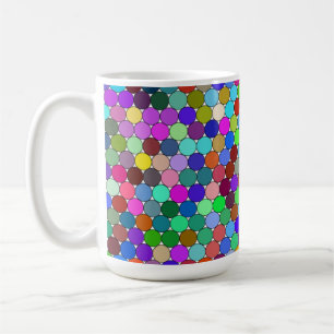 Förpackade cirklar 15oz Mugg