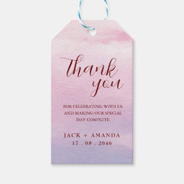 Förpackning för bröllop dekoration med romsk solne presentetikett