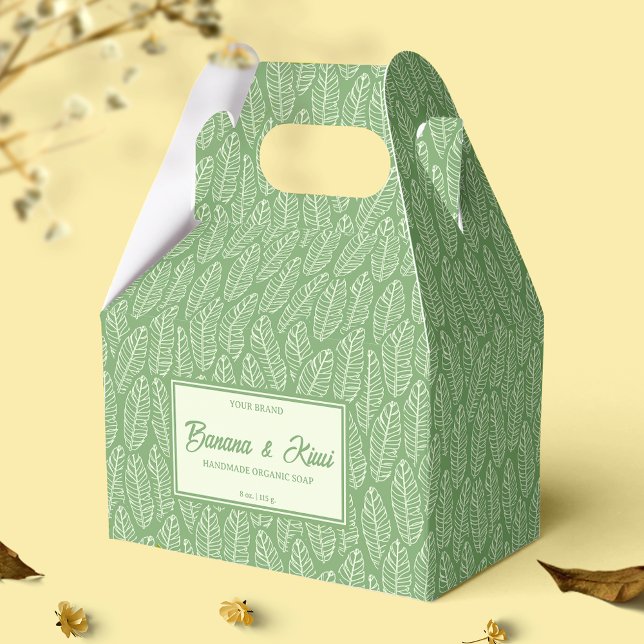 Förpackning för Tropical Löv Grönt Soap Pub Box Presentaskar (Skapare uppladdad)