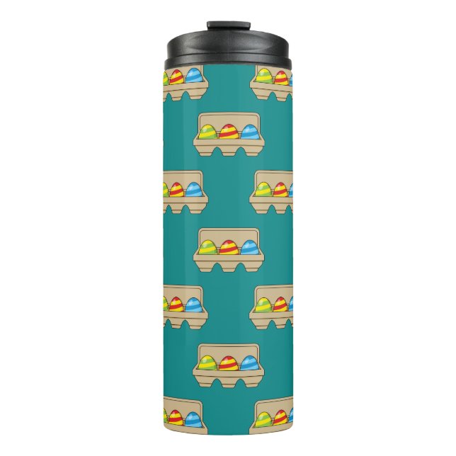 Förpackning med Påskägg för färgstark Tecknad (Framsida)