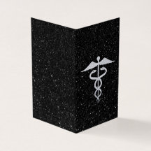 Förpackning om 25 Glitter Caduceus Medical Student