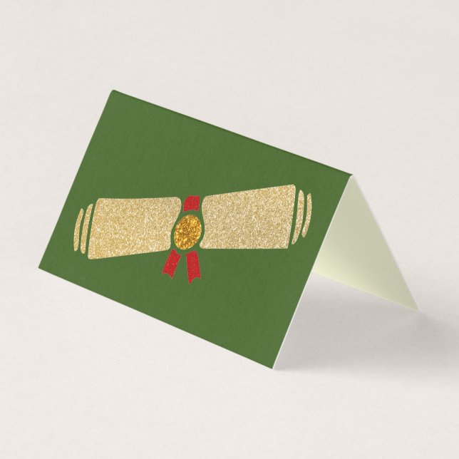 Förpackning om 25 Glitter Studenten-kort Kort (Framsida)