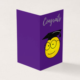 Förpackning om 25 Gratulerara Glitter Studenten-ko Kort