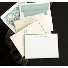 Förpackning om 25 Sage Gräns-korrespondenskort