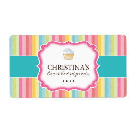 Förpackningsetiketter för bakverk fraktsedel