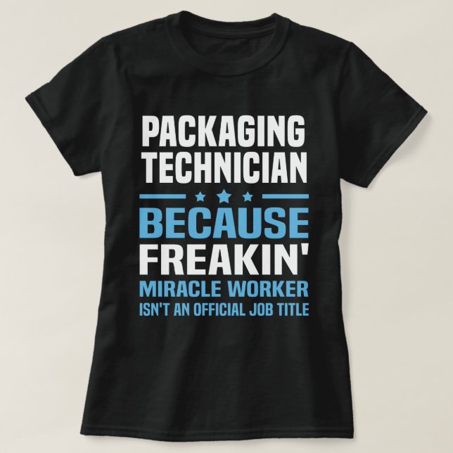 Förpackningstekniker T Shirt (Design framsida)