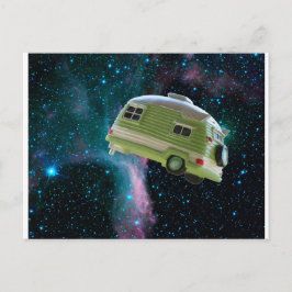 Förpassa släpvagnen till en stjärna vykort