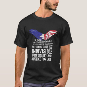 Förpliktelse till USA:s Flagga T Shirt