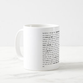 Förr har inget slut kaffemugg