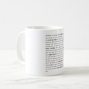 Förr har inget slut kaffemugg