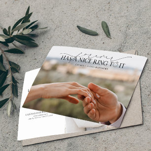 Förr har Photo Förlovning Nice Ring Elegant 2 Meddelande