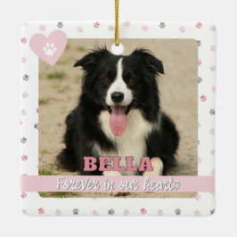 Förr i vår Hearts Rainbow Bridge Pet Loss Julgransprydnad Keramik