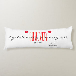 Förr kommer du att gifta dig med mig. kroppskudde