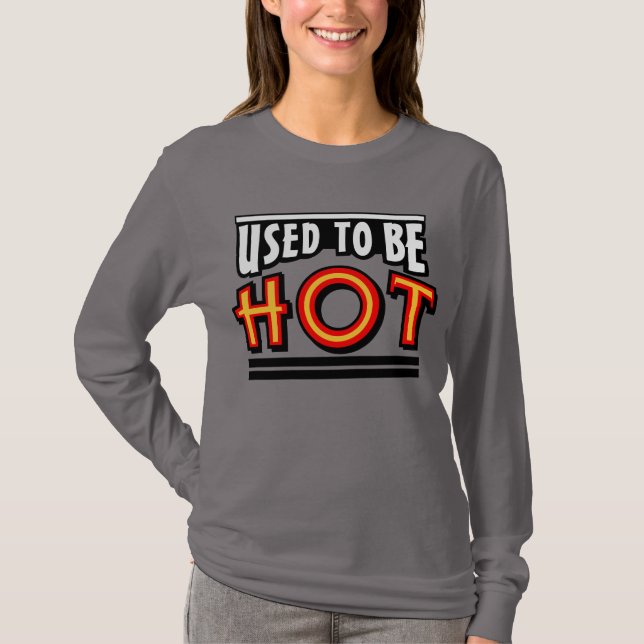 Förr Var Jag Het Kvinnors Långärmad T-Shirt (Framsida)