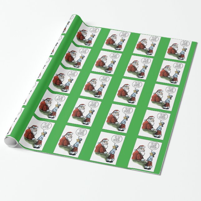 Förra året tomte presentpapper (Utrullad)