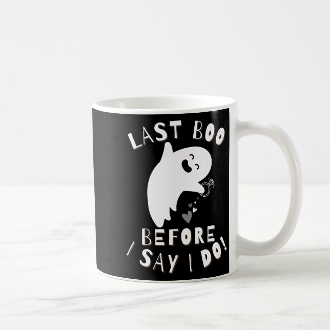 Förra Boo innan jag säger att jag gör det! Bride F Kaffemugg (Höger)