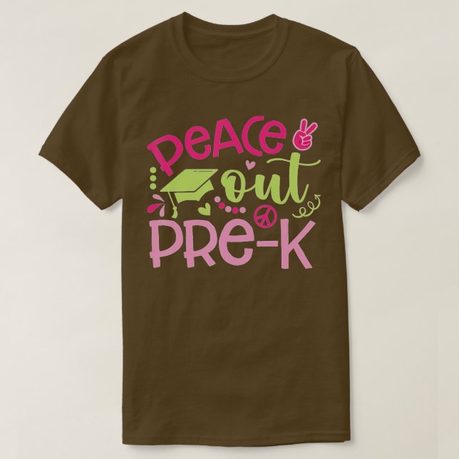 Förra dagen: Fredsutslaget före Kachs Kids Hel T Shirt (Design framsida)