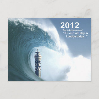 Förra dagen i London - A Tsunami Engulfs London Vykort