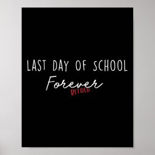 Förra dagen i Pension-läran i skolan Poster