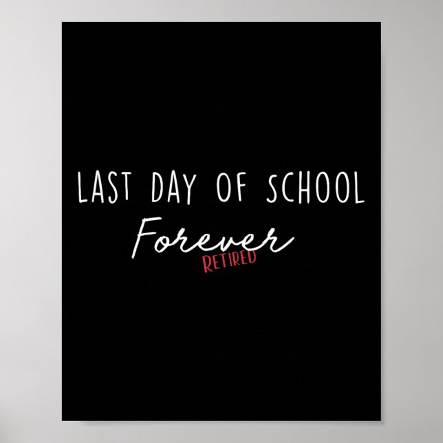 Förra dagen i Pension-läran i skolan Poster (Framsidan)