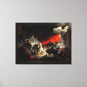Förra dagen i Pompeji av Karl Bryullov Classical A Canvastryck