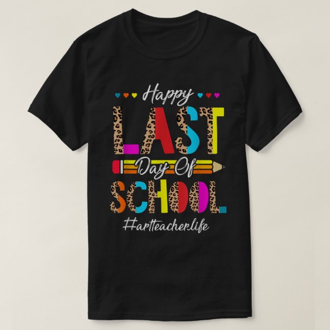 Förra dagen skolades Skolor ut för sommarkonst T Shirt (Design framsida)
