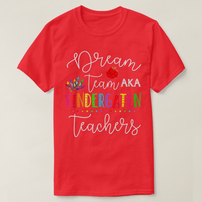 Förra dagen var Back to school-drömteamets typ T Shirt (Design framsida)