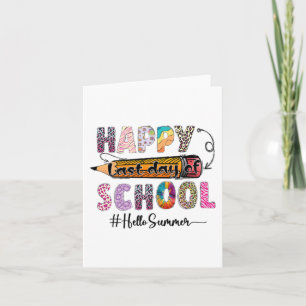 Förra dagen var det skolläraren Kids Studenten i D Kort