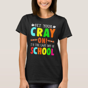 Förra dagen var skolläraren Kids Kindergarten Pres T Shirt