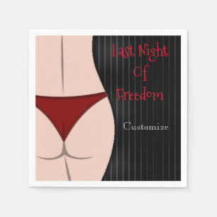 Förra natten för frihetspresspartiet pappersservett