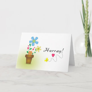 Förra omgången av Chemo-Hurray-Caring Cancer Card Kort