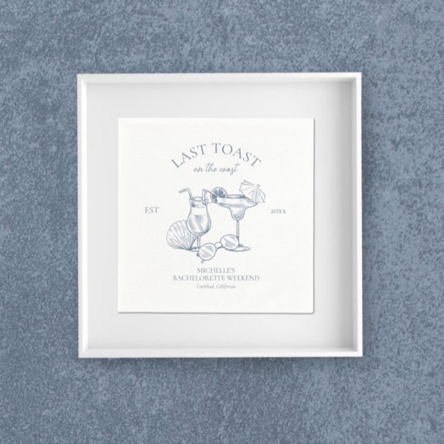 Förra samtalet om Bachelorette-partiet i Kusten Pappersservett (Skapare uppladdad)