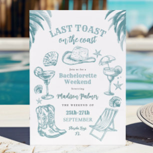 Förra samtalet om Kusten Bachelorette-partiet Inbjudningar