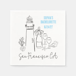 Förra samtalet om Kusten Bachelorette-partiet Pappersservett