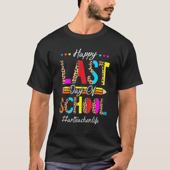 Förra Skolor-dagen på skoldagen för sommarlärare T Shirt (Framsida)